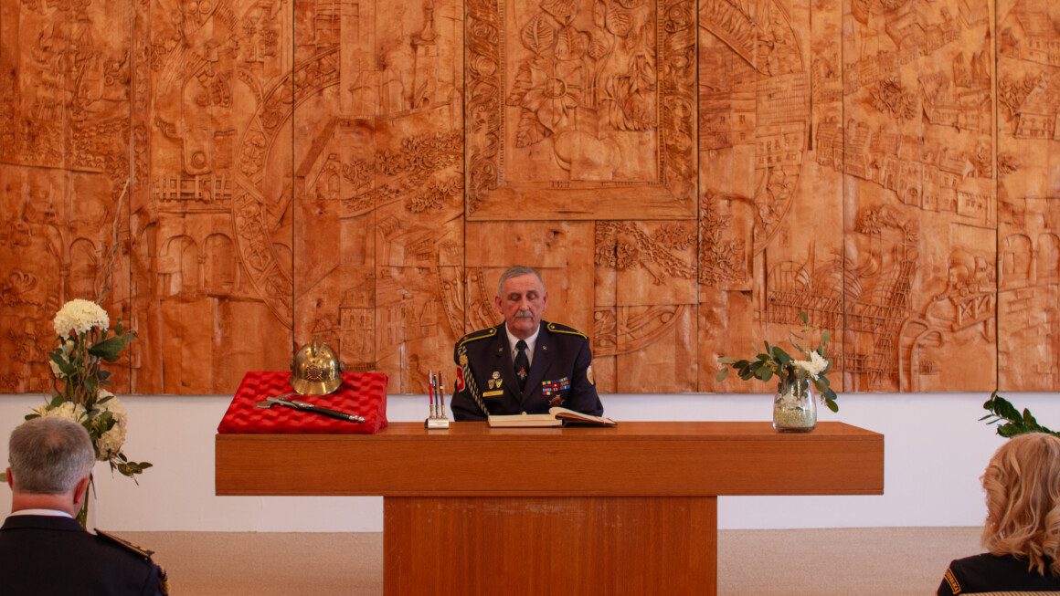 Zasloužilý hasič v Přibyslavi