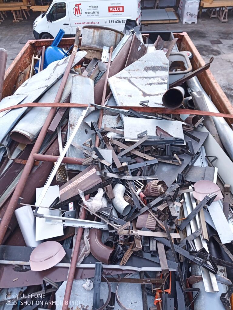 sběr železného šrotu